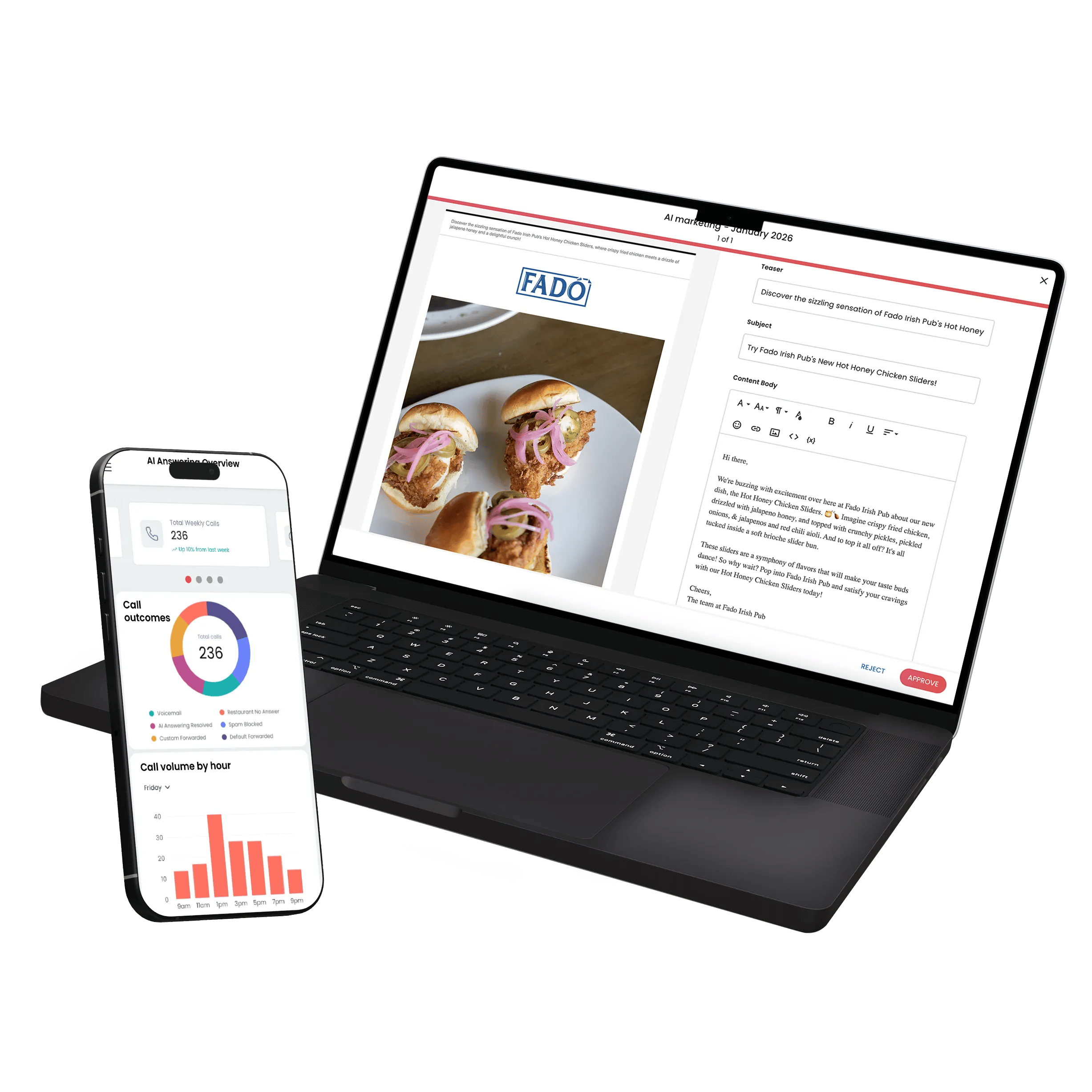 AI marketplace product mockups