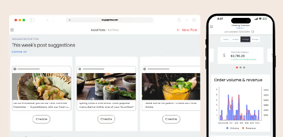Popmenu for owners app