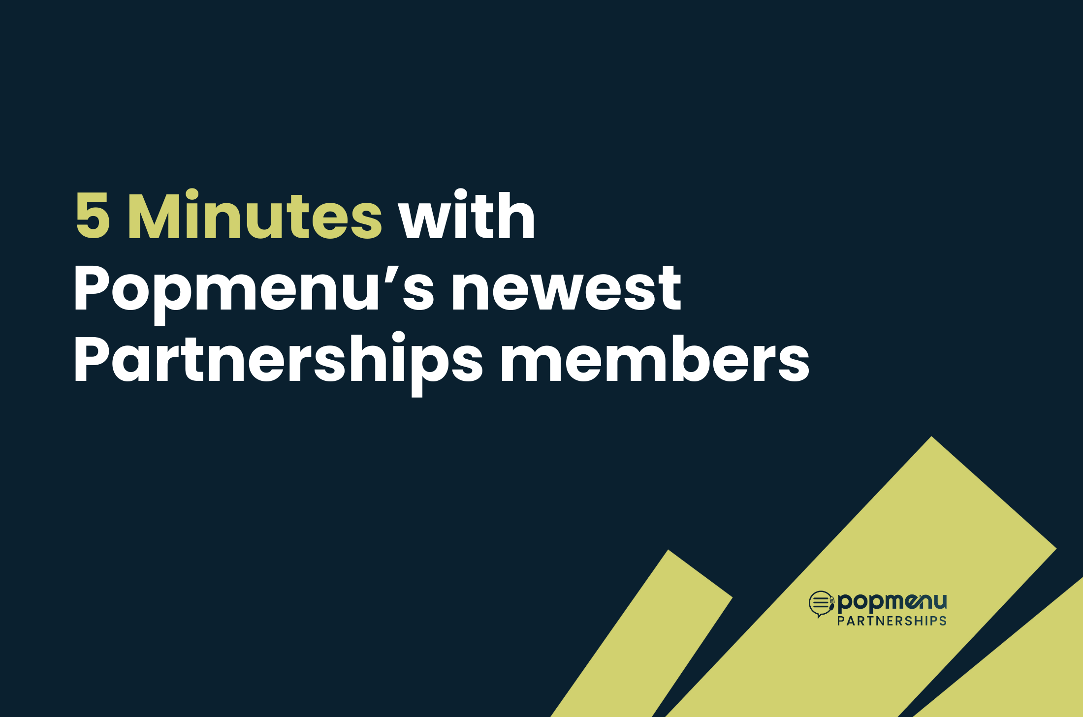 5 Minutes with Popmenu's New Partnerships Team: Matt Smith and Ben Newton