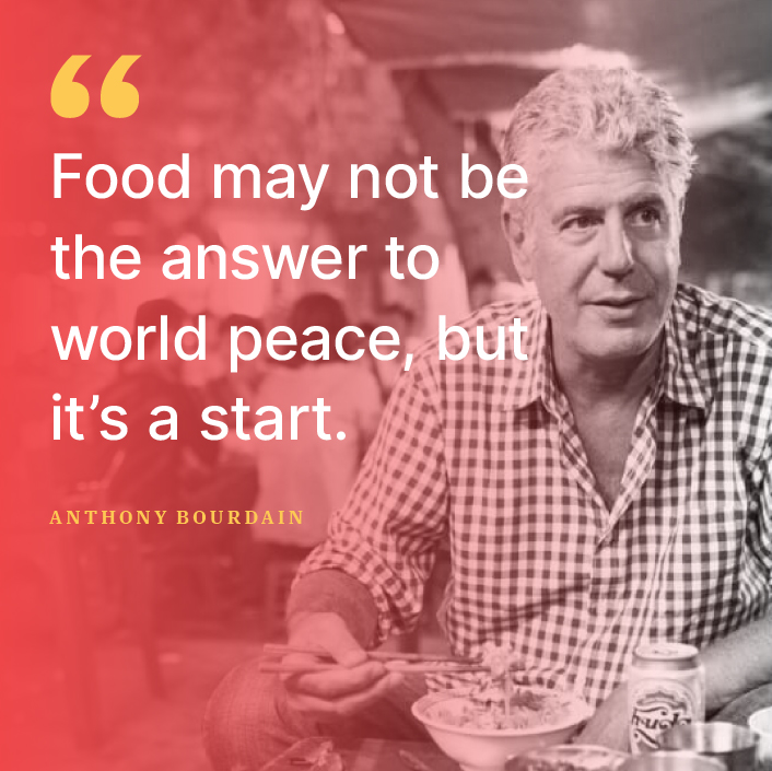 'Bring Soul to the Recipe:' wisdom from Anthony Bourdain and other top chefs
