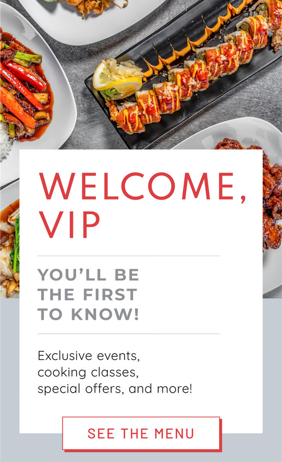 Welcome VIP popup collecting guest contact info for exclusive offers