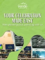 Graphic reading "Your celebration made easy"