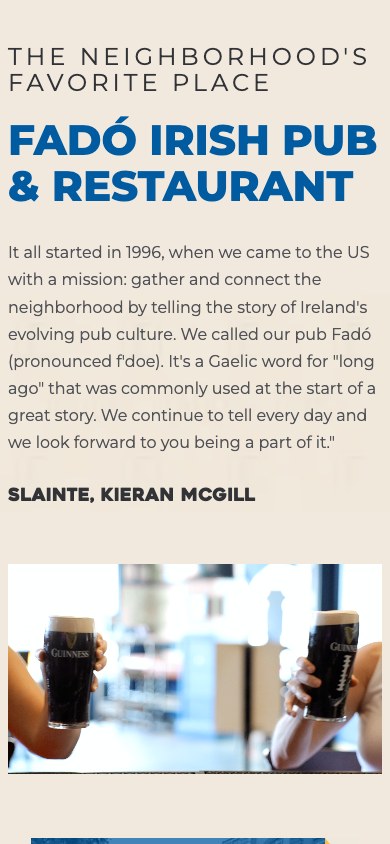 How Fadó Irish Pub transformed customer communications with Popmenu.