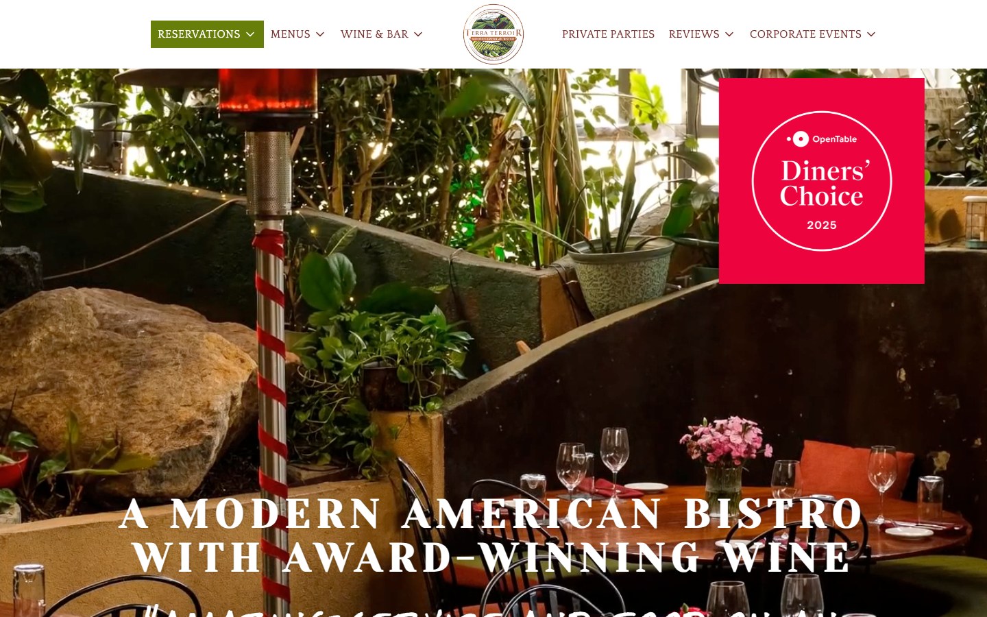 Atlanta Bistro takes control of the conversation with guests.