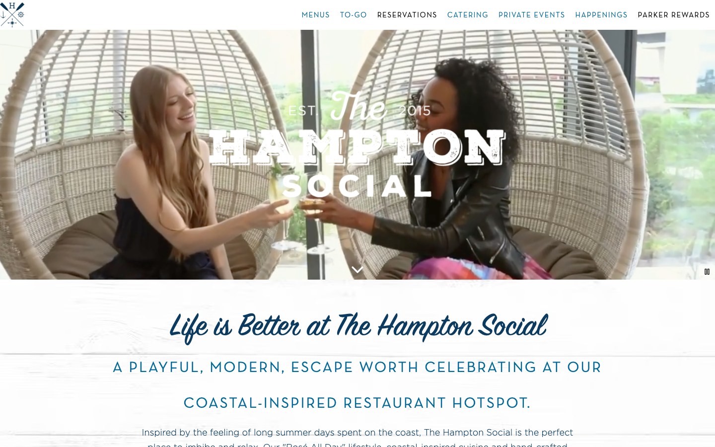 The Hampton Social owns organic traffic with Popmenu.
