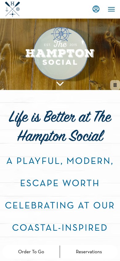 The Hampton Social owns organic traffic with Popmenu.