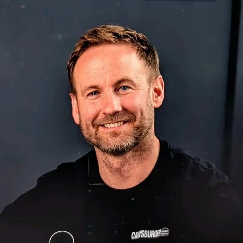Charlie Wood-Jones, Co-founder of Cawsburger