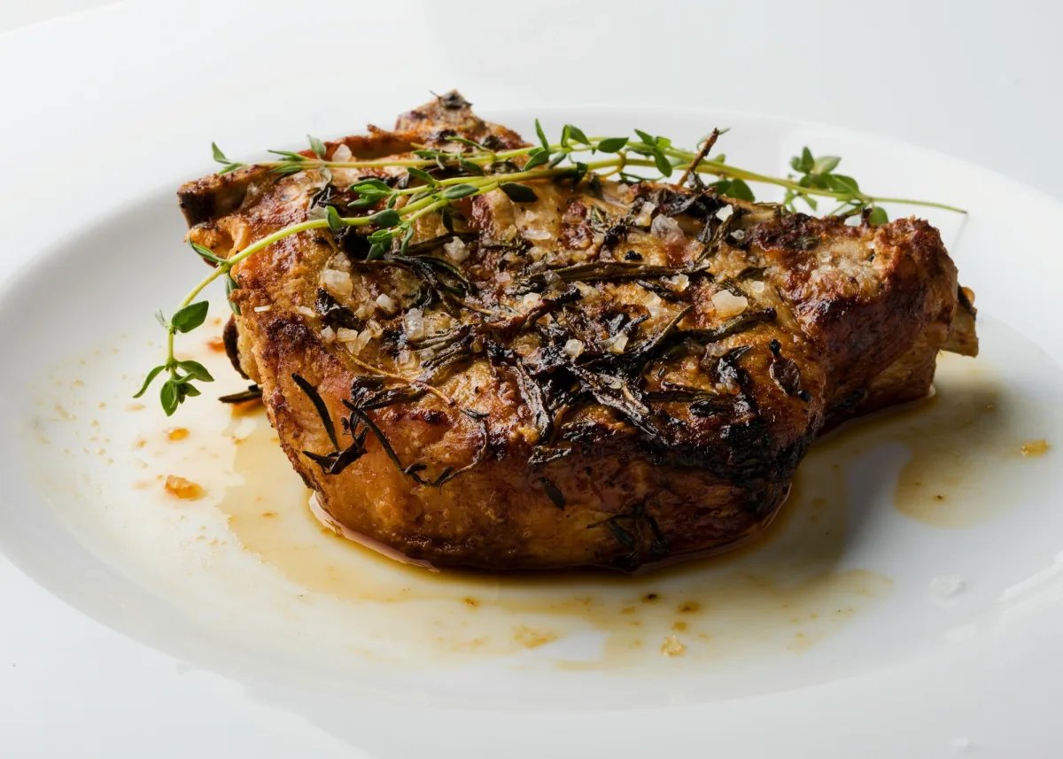 Herb-Crusted Pork Chop