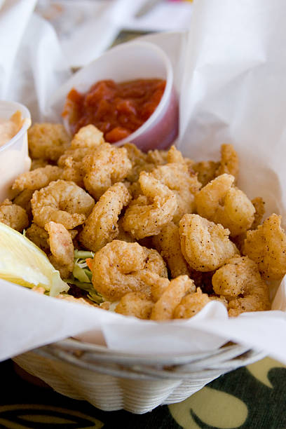 Fried shrimp basket from Vickery's Bar & Grill's lunch special